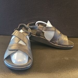 SAS Black Comfort Sandals